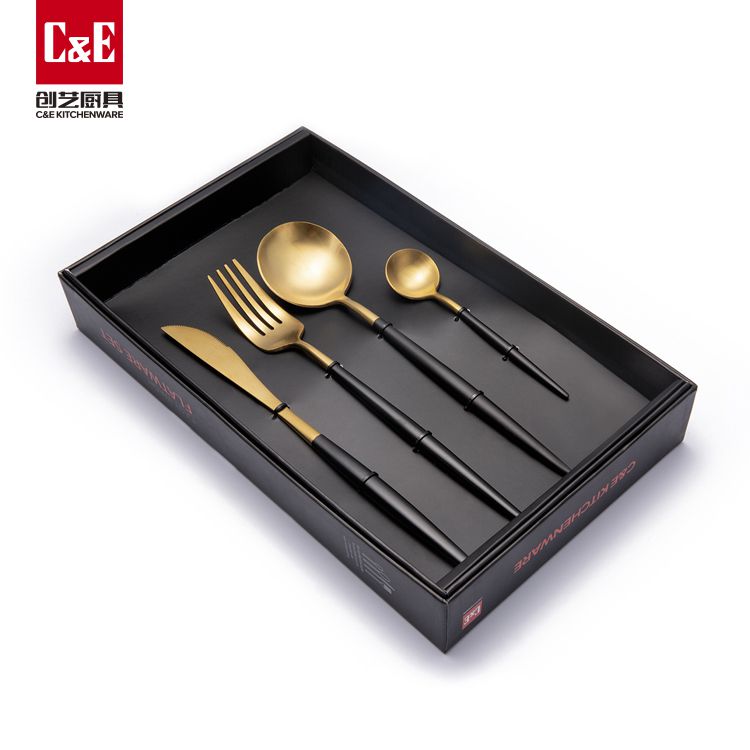 C&E創(chuàng)藝廚具樹脂柄四件套